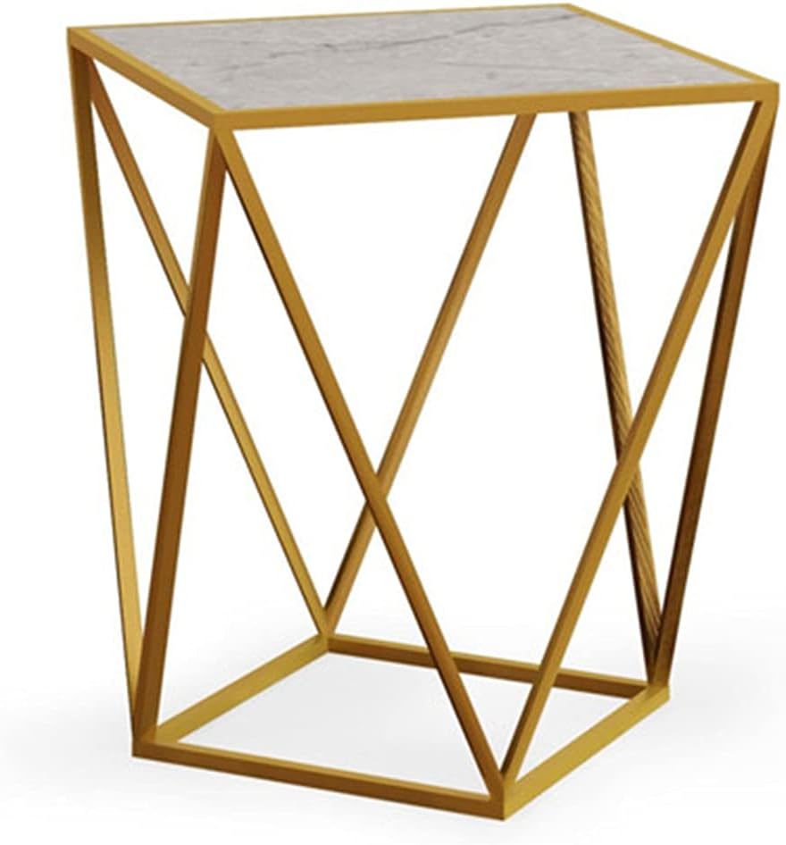 Royal Collection Modern Contemporary Rich Gold Coffee Table, Mdf Top