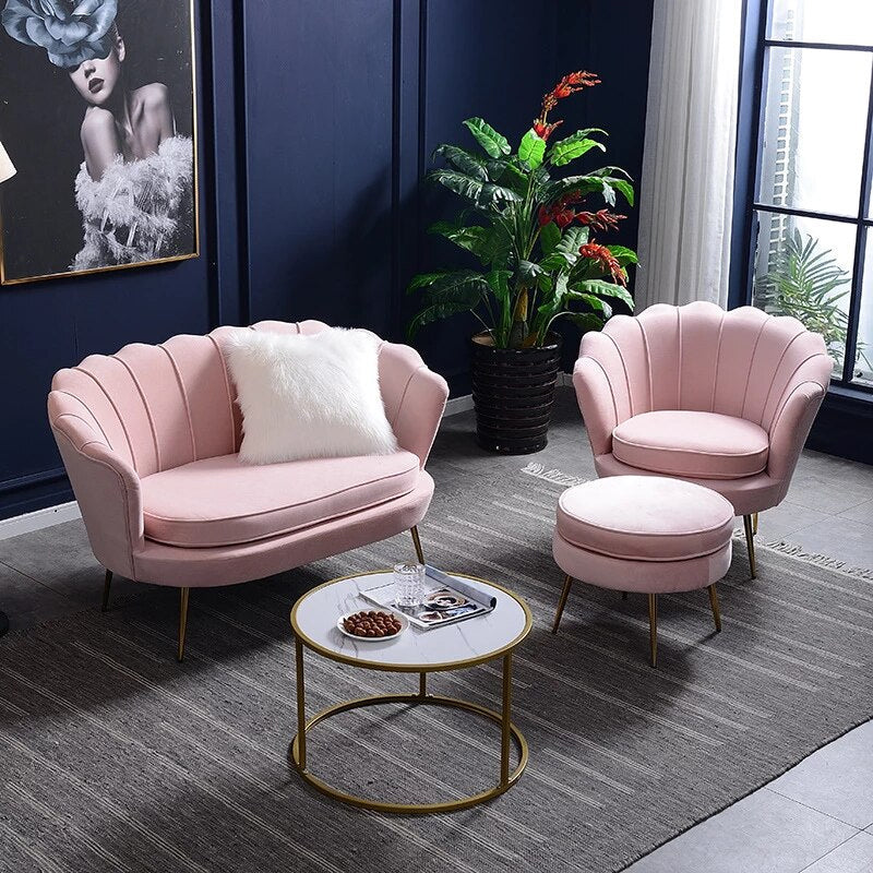 Flannel Leisure Single Sofa Chairs