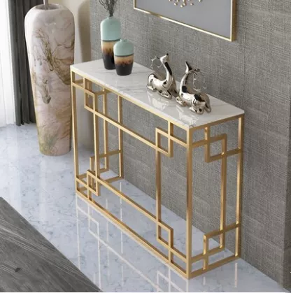 Stylish Console With Wall Mirror