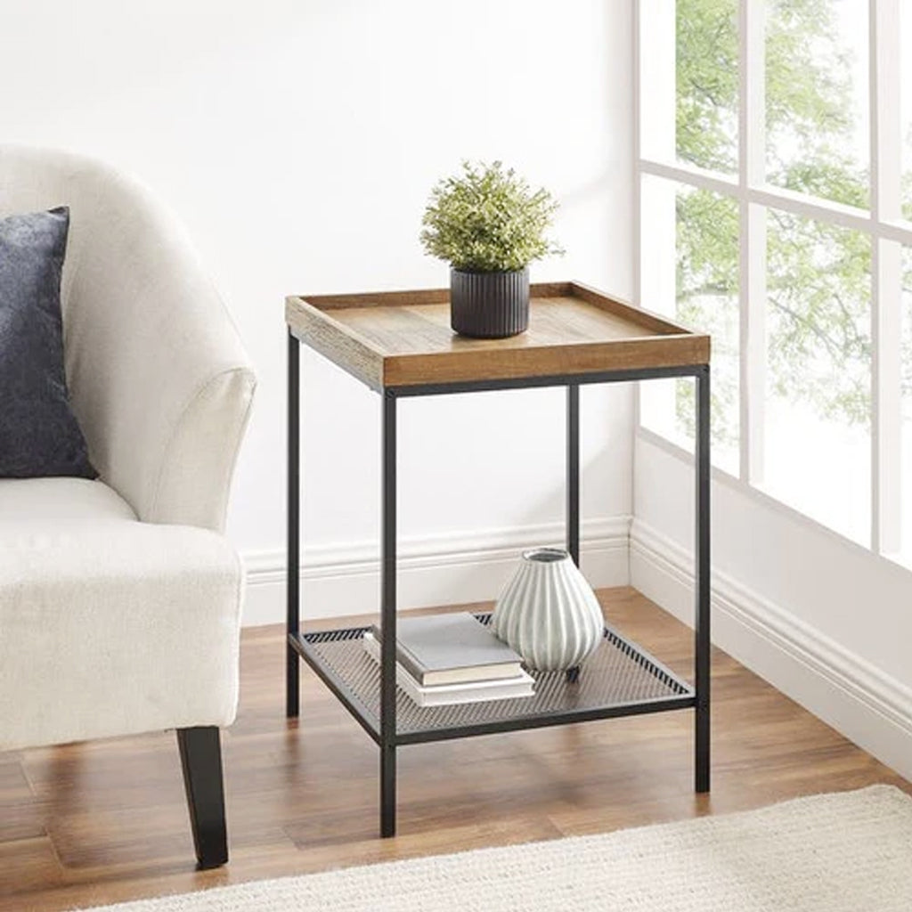 Tray top side table urban stylish end table