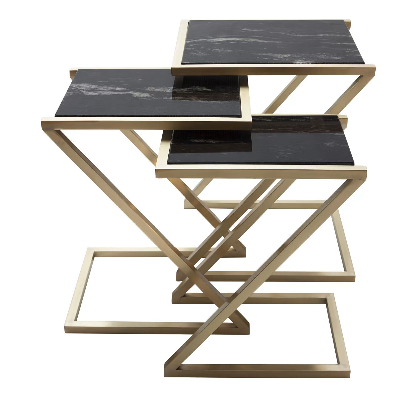 Zumm Zum Zu set of 3 Metal Nesting Tables side tables