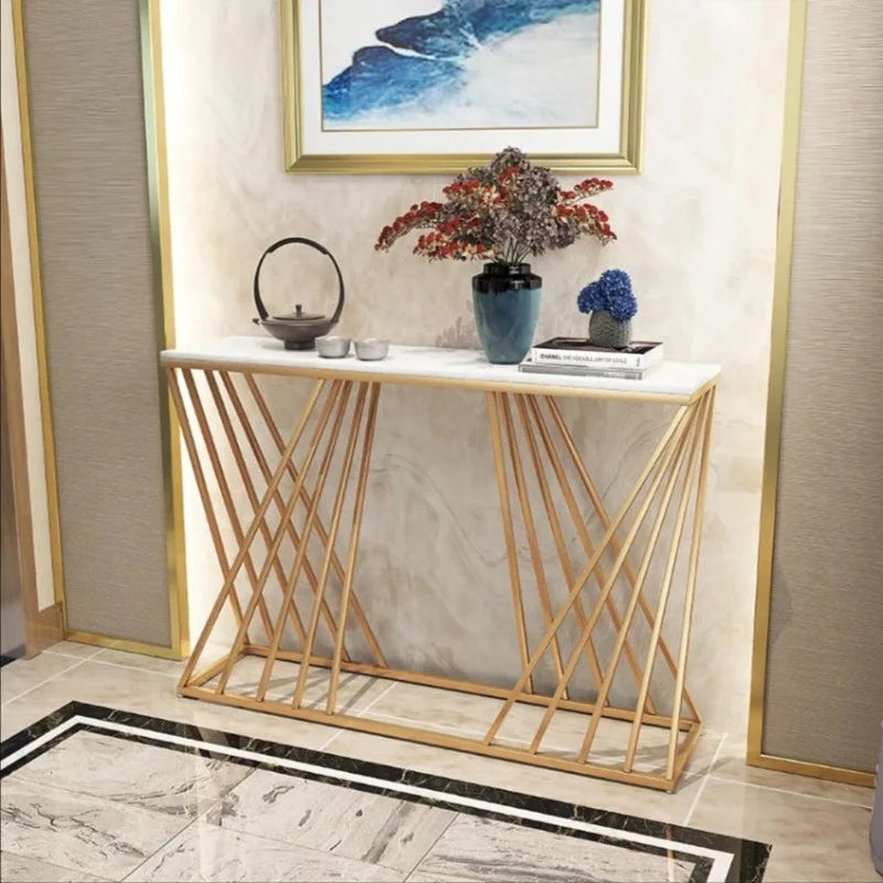 Luxury Villow Entryway Lounge Living Room Console Table