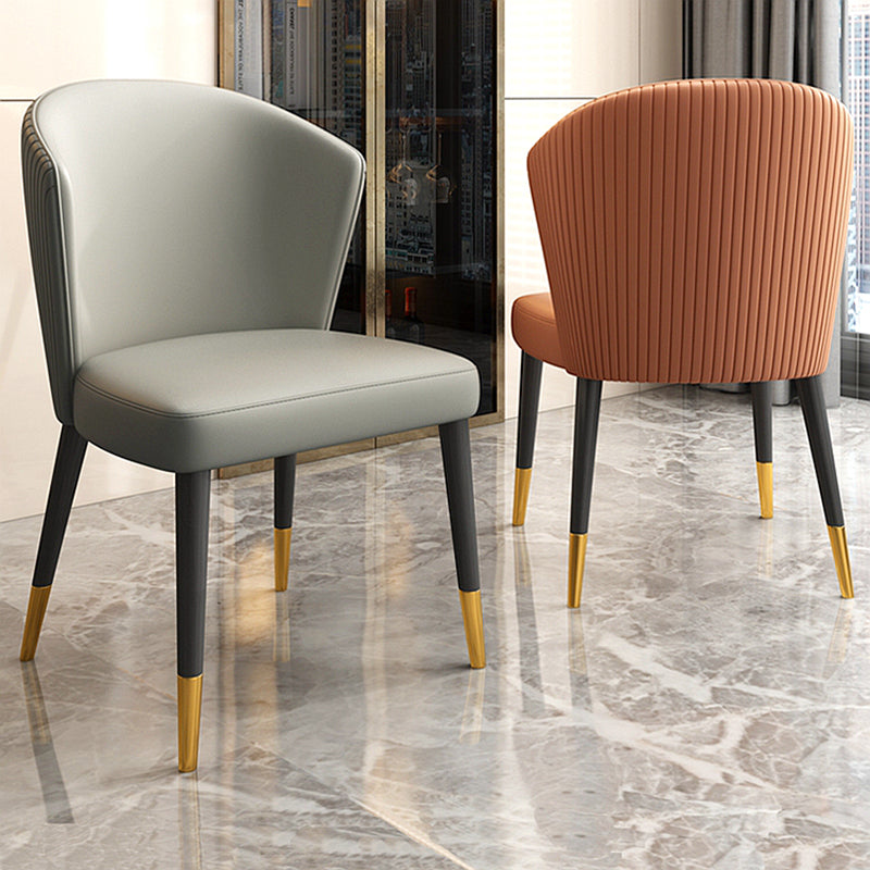 Nordic Modern Light Luxury Velvet Dining Chair