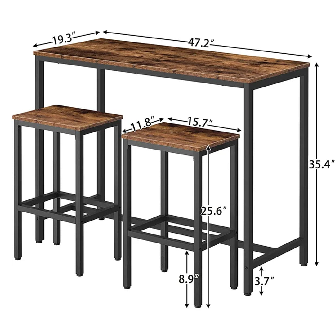 2 - Person Counter Height Dining Set
