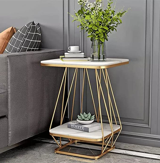 Modern Square Side Table for Living Room End Table