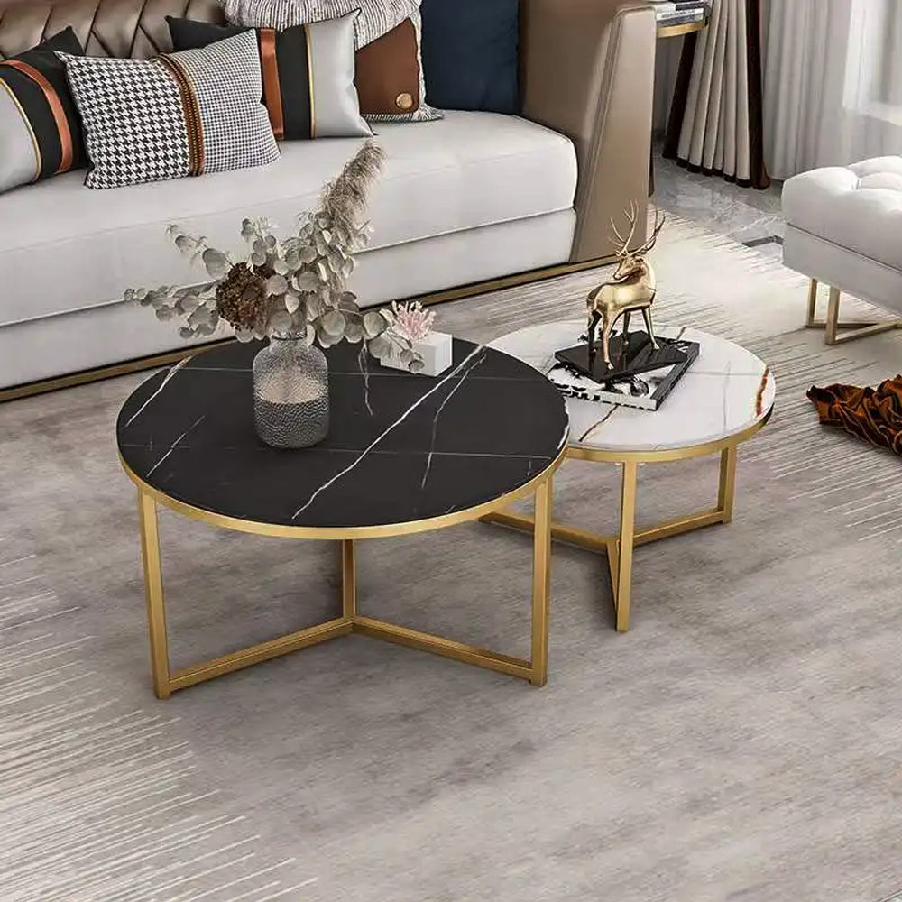Living Room Style Center Nesting Coffee Table Set
