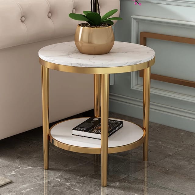 Gorgeous 2-Tier Sofa Side Table