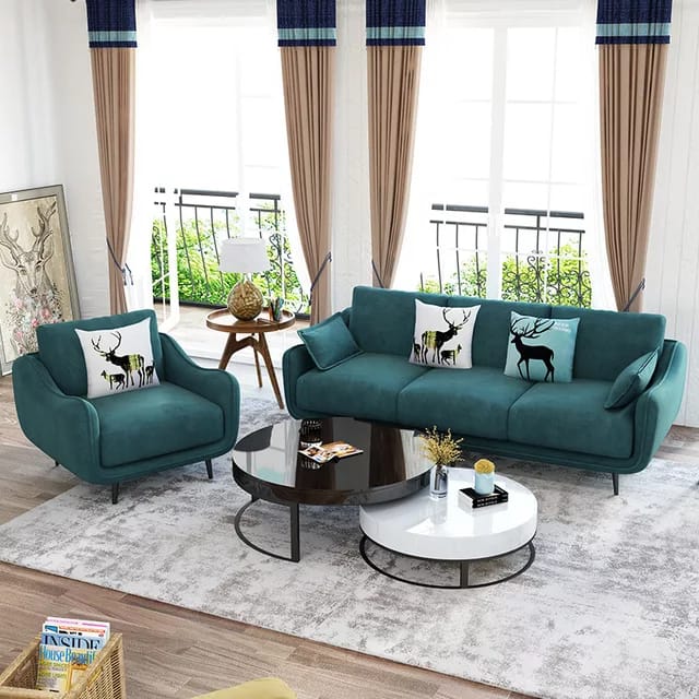 American Style Modern Luxury Royal Look 6.Seater Sofa Set with Nesting table