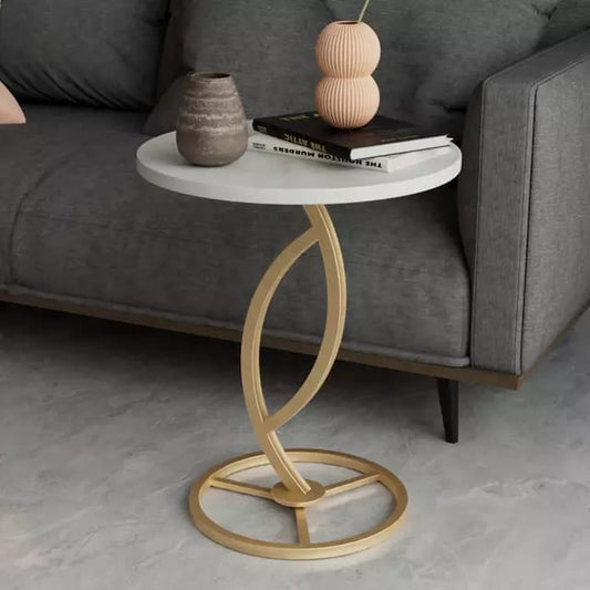 Round Side Table Home Bedroom Living Room Corner Table