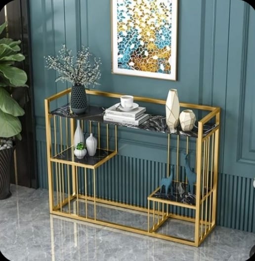 Gold Coast MDF Console Table, Multipurpose Entryway or Hallway