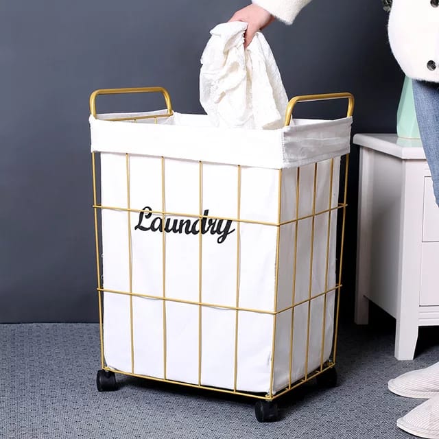 Laundry Basket with Lid and Handle, Laundry Basket Sorter with Rolling Wheels, Durable, Dirty Clothes Bag 11/11 SALE