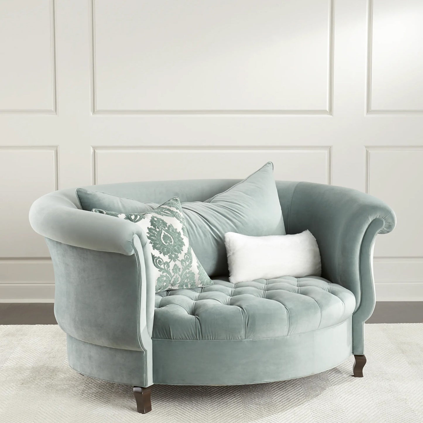 Harlow Sage Cuddle sofa Chair