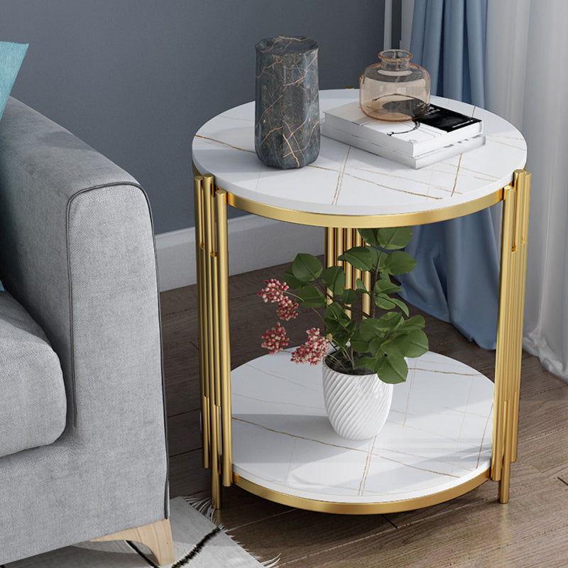Round Coffee And Side Accent End Table