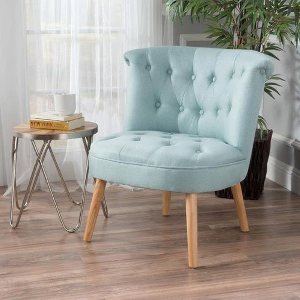 Plush Modern Tufted Accent Chair (One)