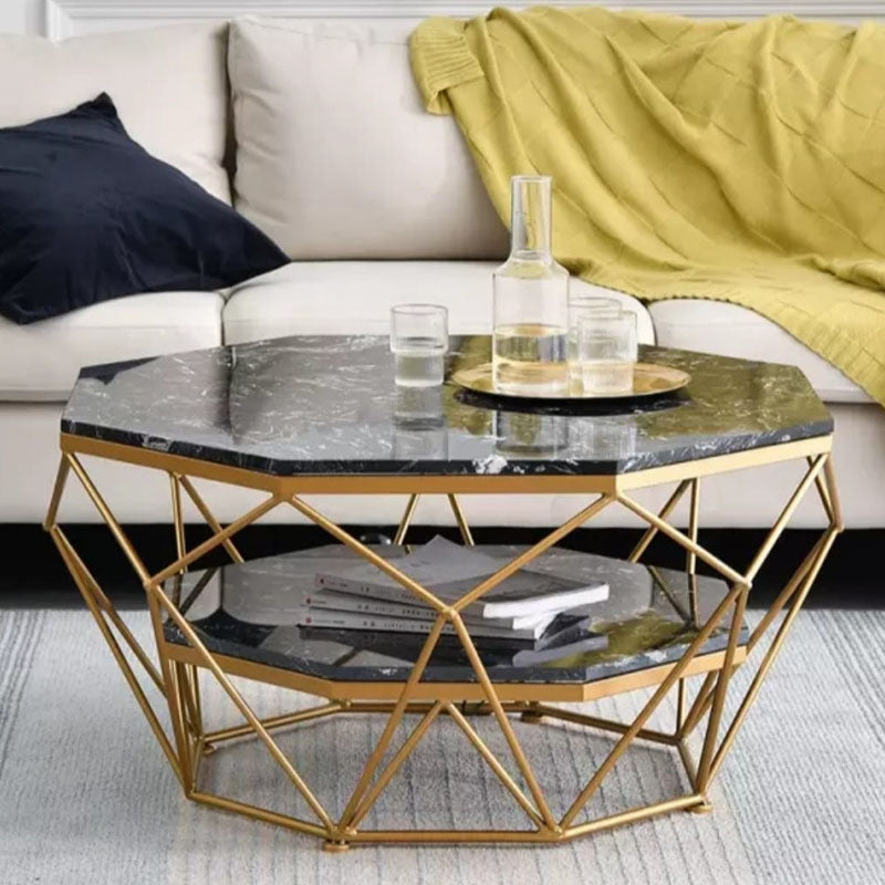 Double Layer Living Room Luxury Table